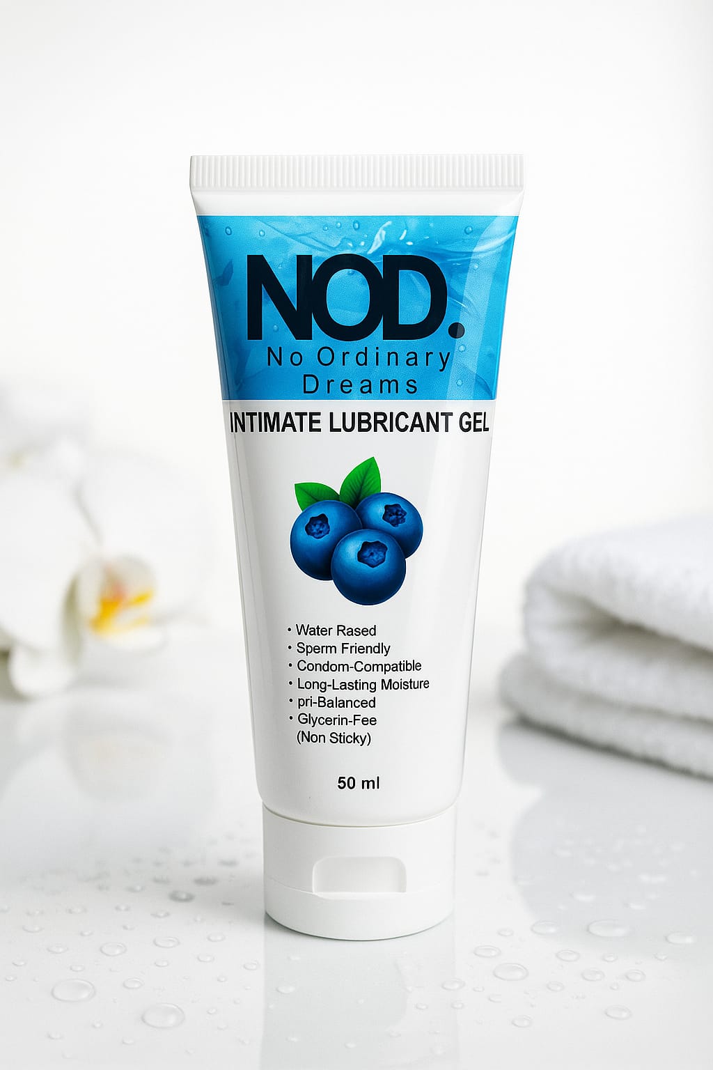 Premium NOD Intimate Lubricant Gel – Long-Lasting Delay Timing Formula (80ml)